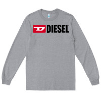 Heather Grey Diesel Long Sleeve Tee - linhVisuals
