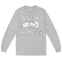 Moon Dust I survived la chancla Long Sleeve Tee - linhVisuals