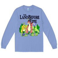 Colony Blue land before time pastel dinosaur friends Long Sleeve Tee - linhVisuals