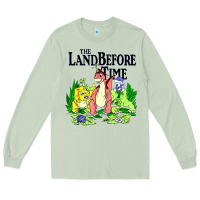 Matcha land before time pastel dinosaur friends Long Sleeve Tee - linhVisuals