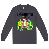 Smoke land before time pastel dinosaur friends Long Sleeve Tee - linhVisuals