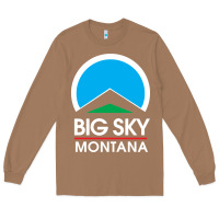 Toasted Coconut big sky montana Long Sleeve Tee - linhVisuals