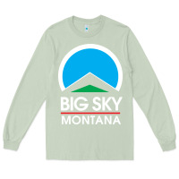 Matcha big sky montana Long Sleeve Tee - linhVisuals
