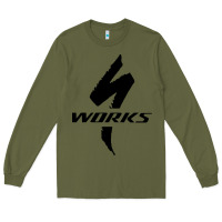 Army Green Specialized Bikes Bicycle Long Sleeve Tee - linhVisuals