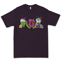 Plum Halloween Coffee Cups Premium Tee - FaDigitalArtStudio