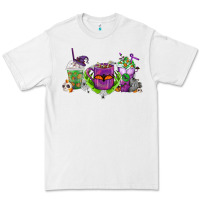 White Halloween Coffee Cups Premium Tee - FaDigitalArtStudio