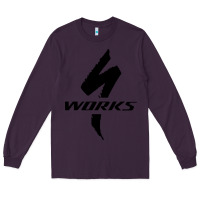 Plum Specialized Bikes Bicycle Long Sleeve Tee - linhVisuals