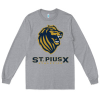 Heather Grey st pius x high school athletics Long Sleeve Tee - linhVisuals