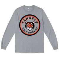 Heather Grey tenafly high school Long Sleeve Tee - linhVisuals