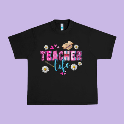 Teacher Life Urban Heavy Tee Designed By Bundleandbundleshop