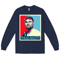 Navy bryce mitchell thug nasty Long Sleeve Tee - linhVisuals