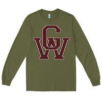 Army Green george washington high school Long Sleeve Tee - linhVisuals