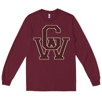 Burgundy george washington high school Long Sleeve Tee - linhVisuals