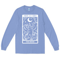 Colony Blue mothman   the moon Long Sleeve Tee - linhVisuals