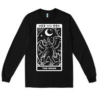 Black mothman   the moon Long Sleeve Tee - linhVisuals