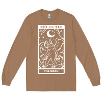 Toasted Coconut mothman   the moon Long Sleeve Tee - linhVisuals
