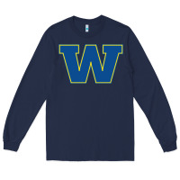 Navy wooster high school Long Sleeve Tee - linhVisuals