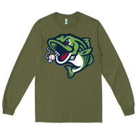 Army Green gwinnett stripers Long Sleeve Tee - linhVisuals