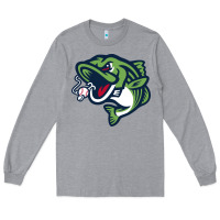 Heather Grey gwinnett stripers Long Sleeve Tee - linhVisuals