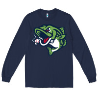 Navy gwinnett stripers Long Sleeve Tee - linhVisuals