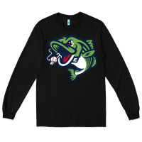 Black gwinnett stripers Long Sleeve Tee - linhVisuals