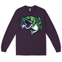Plum gwinnett stripers Long Sleeve Tee - linhVisuals