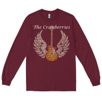 Burgundy Cranberries Dolores O'Riordan Long Sleeve Tee - linhVisuals