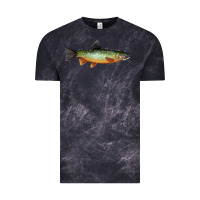Cloud Black Greenback Cutthroat Trout Fish Vintage Tee - RanaPortraitStore