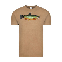 Vintage Coffee Greenback Cutthroat Trout Fish Vintage Tee - RanaPortraitStore