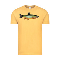 Vintage Mustard Greenback Cutthroat Trout Fish Vintage Tee - RanaPortraitStore