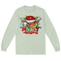 Matcha Mooey Christmas Long Sleeve Tee - CowhideDigitalArt