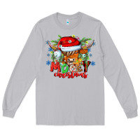 Moon Dust Mooey Christmas Long Sleeve Tee - CowhideDigitalArt