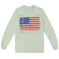 Matcha let’s go brandon funny vintage american flag tank top Long Sleeve Tee - linhVisuals