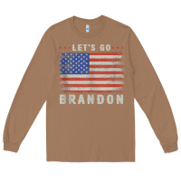 Toasted Coconut let’s go brandon funny vintage american flag tank top Long Sleeve Tee - linhVisuals