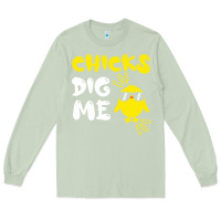 Matcha chicks dig me Long Sleeve Tee - linhVisuals
