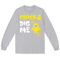 Moon Dust chicks dig me Long Sleeve Tee - linhVisuals