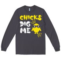 Smoke chicks dig me Long Sleeve Tee - linhVisuals