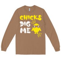 Toasted Coconut chicks dig me Long Sleeve Tee - linhVisuals