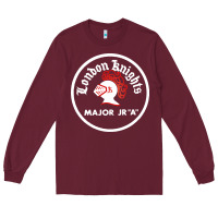 Burgundy chl retro ohl knights Long Sleeve Tee - linhVisuals