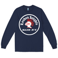 Navy chl retro ohl knights Long Sleeve Tee - linhVisuals