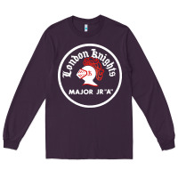 Plum chl retro ohl knights Long Sleeve Tee - linhVisuals