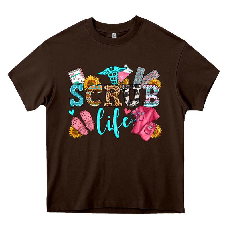Scrub Life Olivia Heavy Core Tee by OliviaCreatesArt | Teevron