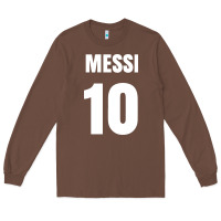 Chestnut messi 10 Long Sleeve Tee - linhVisuals