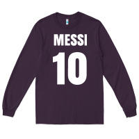 Plum messi 10 Long Sleeve Tee - linhVisuals