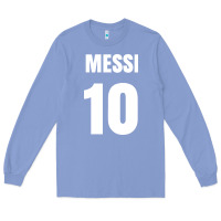 Colony Blue messi 10 Long Sleeve Tee - linhVisuals