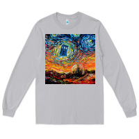 Moon Dust van gogh never saw gallifrey Long Sleeve Tee - linhVisuals