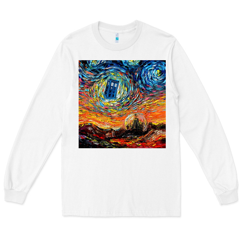 Van Gogh Never Saw Gallifrey Long Sleeve Tee by linhVisuals | Teevron