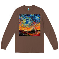 Chestnut van gogh never saw gallifrey Long Sleeve Tee - linhVisuals