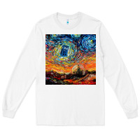 Van Gogh Never Saw Gallifrey Long Sleeve Tee | Teevron