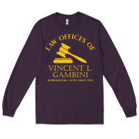Plum vincent gambini law offices Long Sleeve Tee - linhVisuals